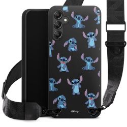 Stitch Faces Pattern Transparent