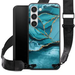 Eisblaue Marmor Landschaft