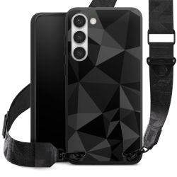 Motif Polygone Noir