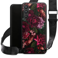 Donkerrode en roze bloemen