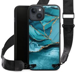 Eisblaue Marmor Landschaft