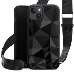Motif Polygone Noir