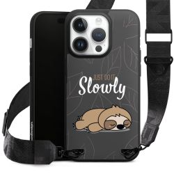 Just Do It Slowly Sloth Grey