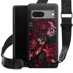 Donkerrode en roze bloemen