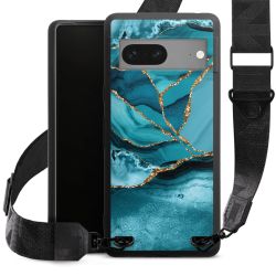 Eisblaue Marmor Landschaft