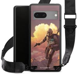 Der Mandalorianer und Grogu Sonnenguntergang Wolken