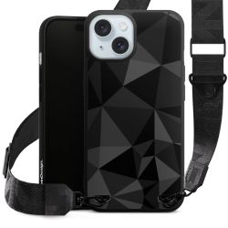 Motif Polygone Noir