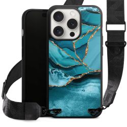 Eisblaue Marmor Landschaft