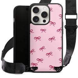 Bows Red Pink Pattern