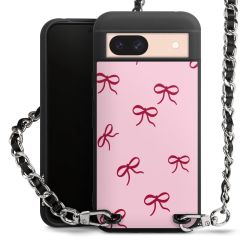 Bows Red Pink Pattern