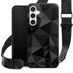Motif Polygone Noir