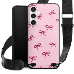 Bows Red Pink Pattern