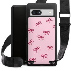 Bows Red Pink Pattern