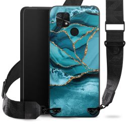 Eisblaue Marmor Landschaft