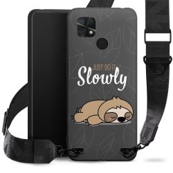 Just Do It Slowly Sloth Grey