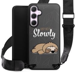 Just Do It Slowly Sloth Grey