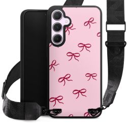 Bows Red Pink Pattern