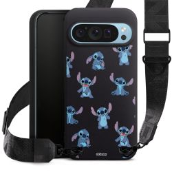 Stitch Faces Pattern Transparent