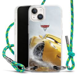 New Carry Case Transparent Stoff sparkling-neon/silber