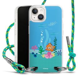 New Carry Case Transparent Stoff sparkling-neon/silber