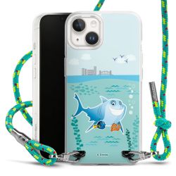 New Carry Case Transparent Stoff sparkling-neon/silber