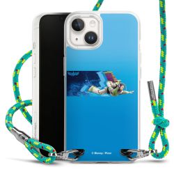 New Carry Case Transparent Stoff sparkling-neon/silber