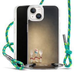 New Carry Case Transparent Stoff sparkling-neon/silber