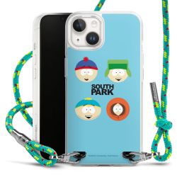 New Carry Case Transparent Stoff sparkling-neon/silber