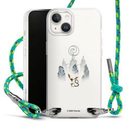 New Carry Case Transparent Stoff sparkling-neon/silber