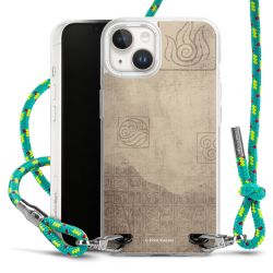 New Carry Case Transparent Stoff sparkling-neon/silber