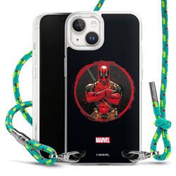 New Carry Case Transparent Stoff sparkling-neon/silber