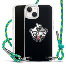 New Carry Case Transparent Stoff sparkling-neon/silber