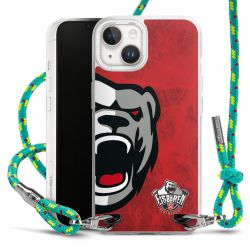 New Carry Case Transparent Stoff sparkling-neon/silber