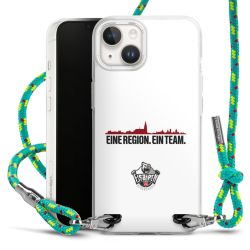 New Carry Case Transparent Stoff sparkling-neon/silber