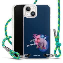 New Carry Case Transparent Stoff sparkling-neon/silber