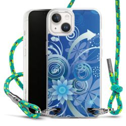 New Carry Case Transparent Stoff sparkling-neon/silber