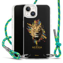 New Carry Case Transparent Stoff sparkling-neon/silber