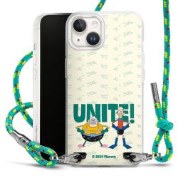 New Carry Case Transparent Stoff sparkling-neon/silber