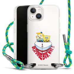 New Carry Case Transparent Stoff sparkling-neon/silber