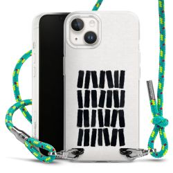 New Carry Case Transparent Stoff sparkling-neon/silber