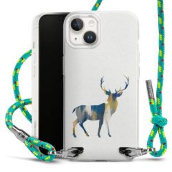 New Carry Case Transparent Stoff sparkling-neon/silber