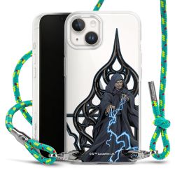 New Carry Case Transparent Stoff sparkling-neon/silber