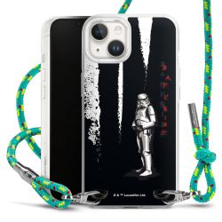 New Carry Case Transparent Stoff sparkling-neon/silber