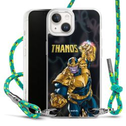 New Carry Case Transparent Stoff sparkling-neon/silber