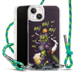 New Carry Case Transparent Stoff sparkling-neon/silber