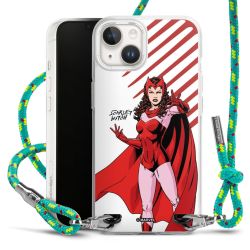 New Carry Case Transparent Stoff sparkling-neon/silber