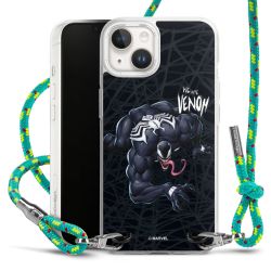 New Carry Case Transparent Stoff sparkling-neon/silber