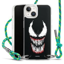 New Carry Case Transparent Stoff sparkling-neon/silber