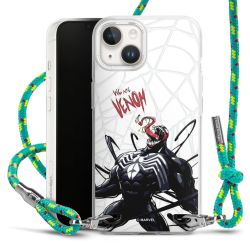 New Carry Case Transparent Stoff sparkling-neon/silber