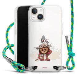 New Carry Case Transparent Stoff sparkling-neon/silber